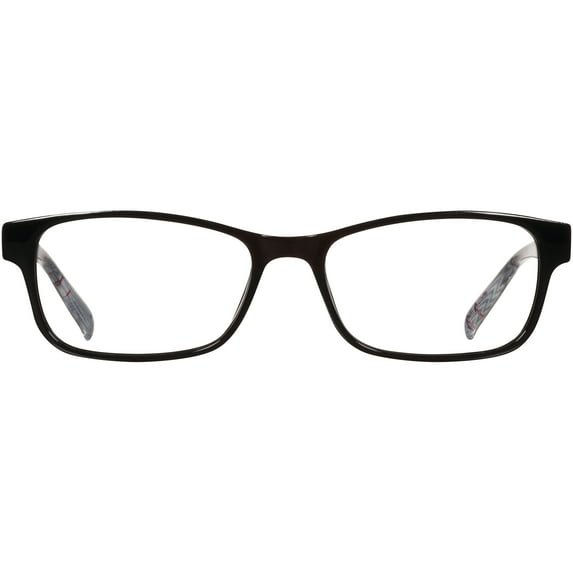 EV1 Skylar Black +2.50 Reading Glasses with Case