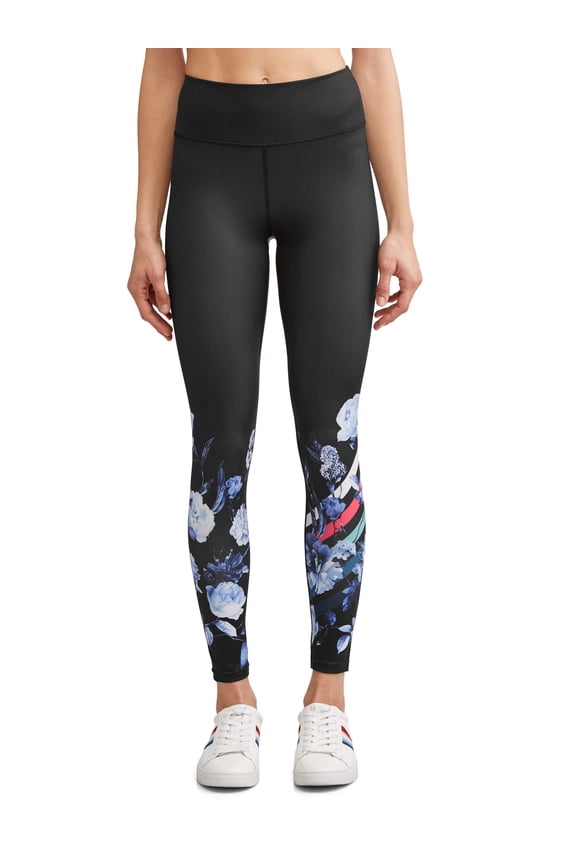Placed Floral Legging Women's (Indigo/Caviar)