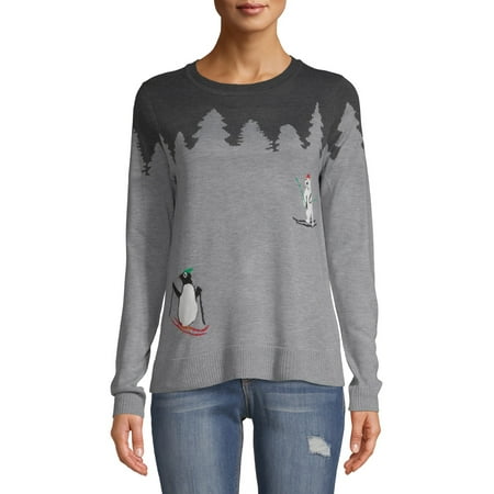 EV1 from Ellen DeGeneres Ski Critters Sweater Women's