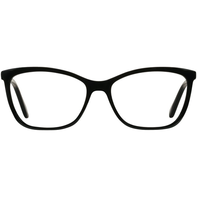 EV1 from Ellen DeGeneres Women's Rx'able Eyeglasses, Tillie, Black, 56.