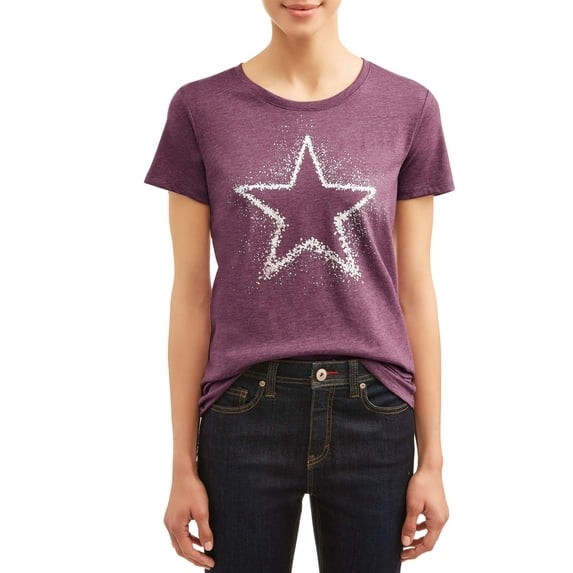 EV1 from Ellen DeGeneres Womens' Star Crew Tee
