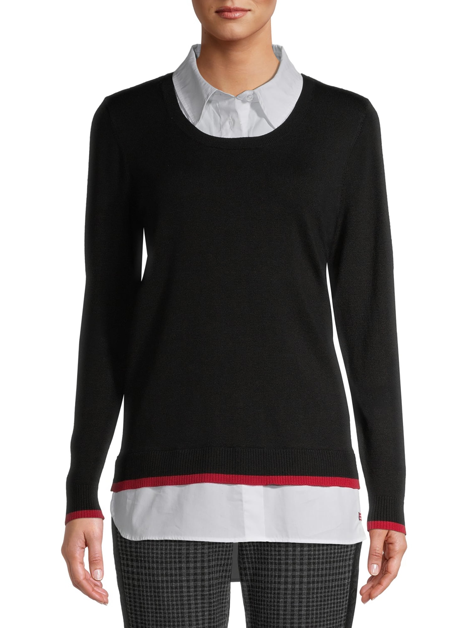 Adrianna papell clearance shirttail twofer sweater