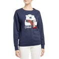 thumbnail image 1 of EV1 from Ellen Degeneres "Chilled" Long Sleeve Crewneck Fleece Top Women's, 1 of 4