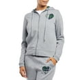 thumbnail image 1 of EV1 from Ellen Degeneres Plaid Heart Front Zip-Up Fleece Hoodie Women's, 1 of 4