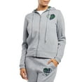 thumbnail image 1 of EV1 from Ellen Degeneres Plaid Heart Front Zip-Up Fleece Hoodie Women's, 1 of 4