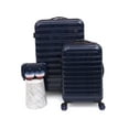 EV1 x iFLY Hardside Fibertech Luggage 3 Piece Set with HeartShaped