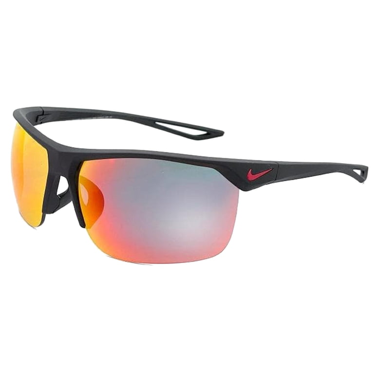 Nike Trainer M Men's Black Semi-Rimless Wrap Sunglasses NKEV1013