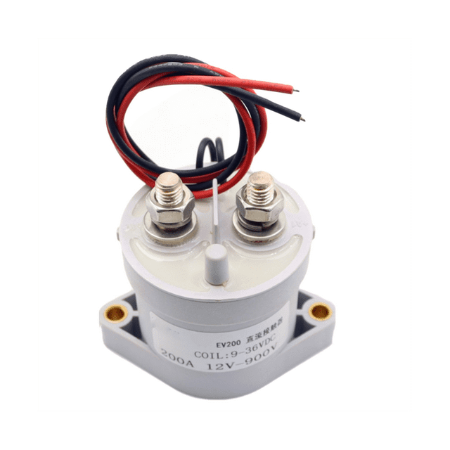 EV200A Vacuum High Voltage DC 12V Contactor 24V Automotive Relay