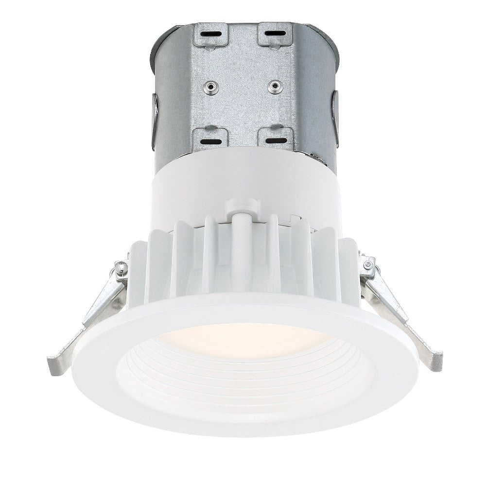 Dixson 4'' White Aluminum Dimmable LED Recessed Lighting Kit