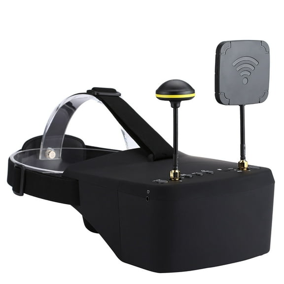 EV800D 4.9G 40CH 5 Inch 800*480 Video Headset Diversity FPV Goggles With Battery for Remote Control Model FPV Drone