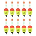 thumbnail image 1 of EVA 0.5oz Fishing Bobbers Float, Yellow, 10 Pack, 1 of 5