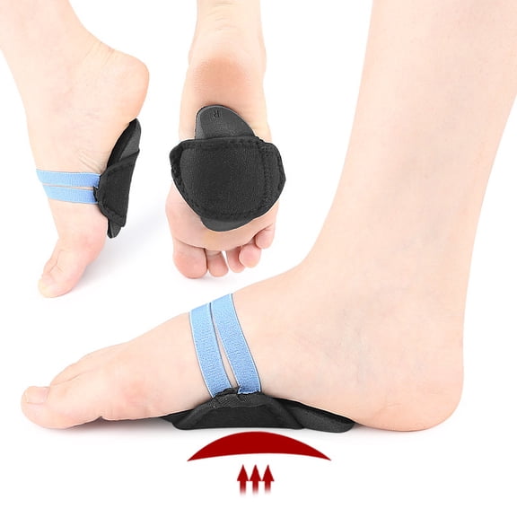 EVA Arch Support Half Insole Elastic Band Foot Sleeve, 1 Pair
