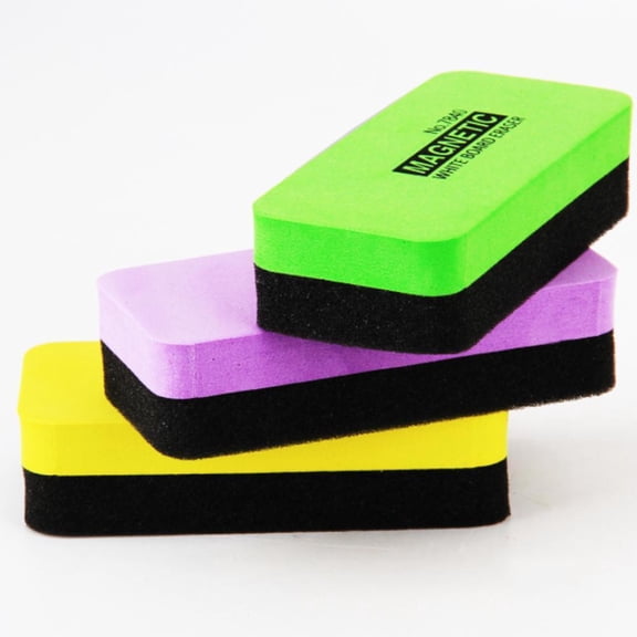 EVA Board Eraser for Whiteboards, Magnetic Strip for Easy Attachment, Smooth Wipe for Clean s, Compact for Daily Use, for Long-Lasting Performance