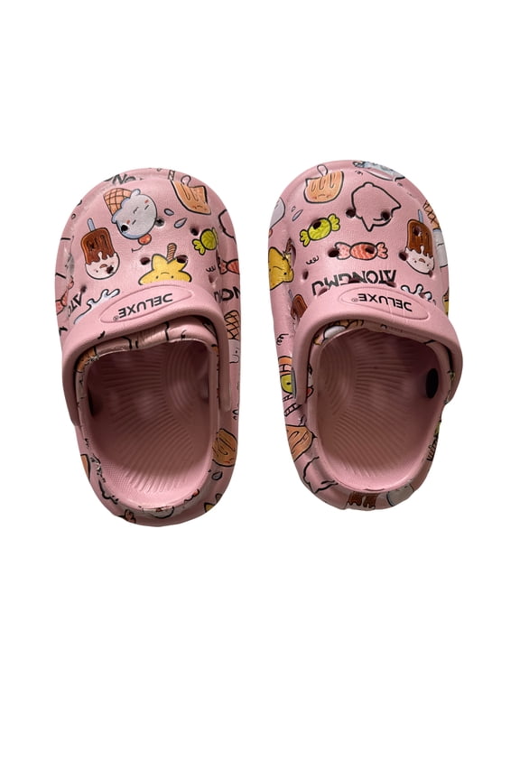 EVA Candy Pattern Clogs Red- U.S Little Kids/ Toddler Size 8