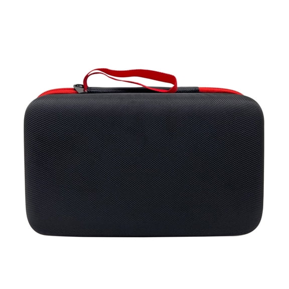 EVA Car Chargers Storage Pouch with Smooth Zippers Hard Shell Case for Inflator and Tool 9.5X5X4Inch Black