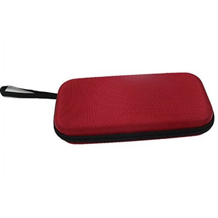 EVA Carry bag with 16 game cartridge slots + accessory compartment for Nintendo Switch - RED