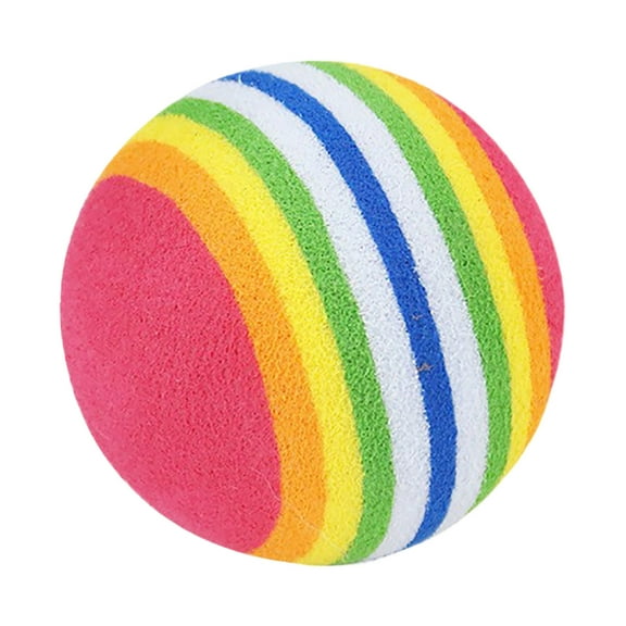 EVA Cat Rainbow Crinkle Kick Toy for Interactive Play Soft Chewable Quiet Indoor Pet