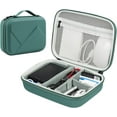 thumbnail image 1 of EVA Electronic Accessories Storage Case Large Shockproof Waterproof Storage Bag for Electronics Organizer Portable Cable Storage Bag for Travel or Work (Green, Single Layer), 1 of 4