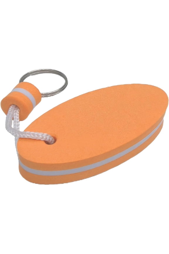 EVA Floating Oval Keychain Portable Float Key Ring For Boat Kayak Pool Beach Swim Outdoor Sports Daily Commute
