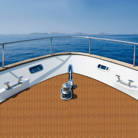 EVA Foam Boat Flooring Decking Sheet Pad Diamond Pattern 6Mm Faux Teak Anti-Skid