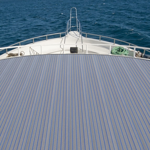 EVA Foam Boat Flooring Mat 95"x24" - Non-Slip Marine Decking Sheet with Strong Self-Adhesive Backing, 6mm Thick Anti-Skid Floor Mat for Yacht, Kayak, Pontoon, RV, Surfboard