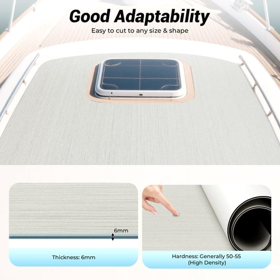 EVA Foam Boat Marine Flooring Mat Decking Mat Faux Teak Yacht Sheet Flooring Pad