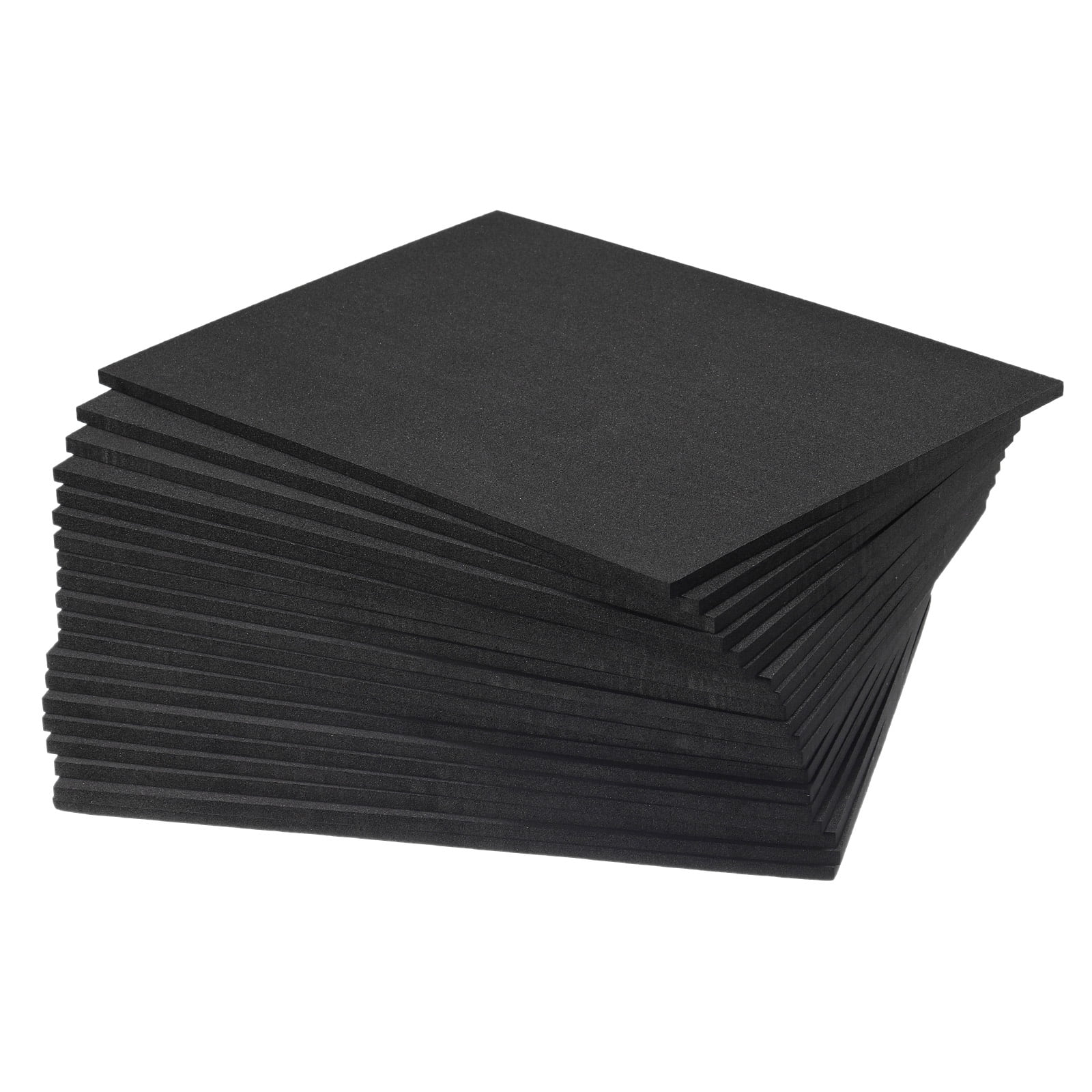 EVA Foam Sheets Black 12 Inch x 9 Inch 6mm Thickness for Crafts DIY Pack of 20
