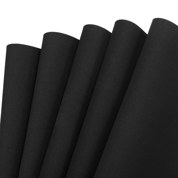 EVA Foam Sheets Black 19.7 Inch x 35.4 Inch 1mm Thick Crafts Foam Pack of 5