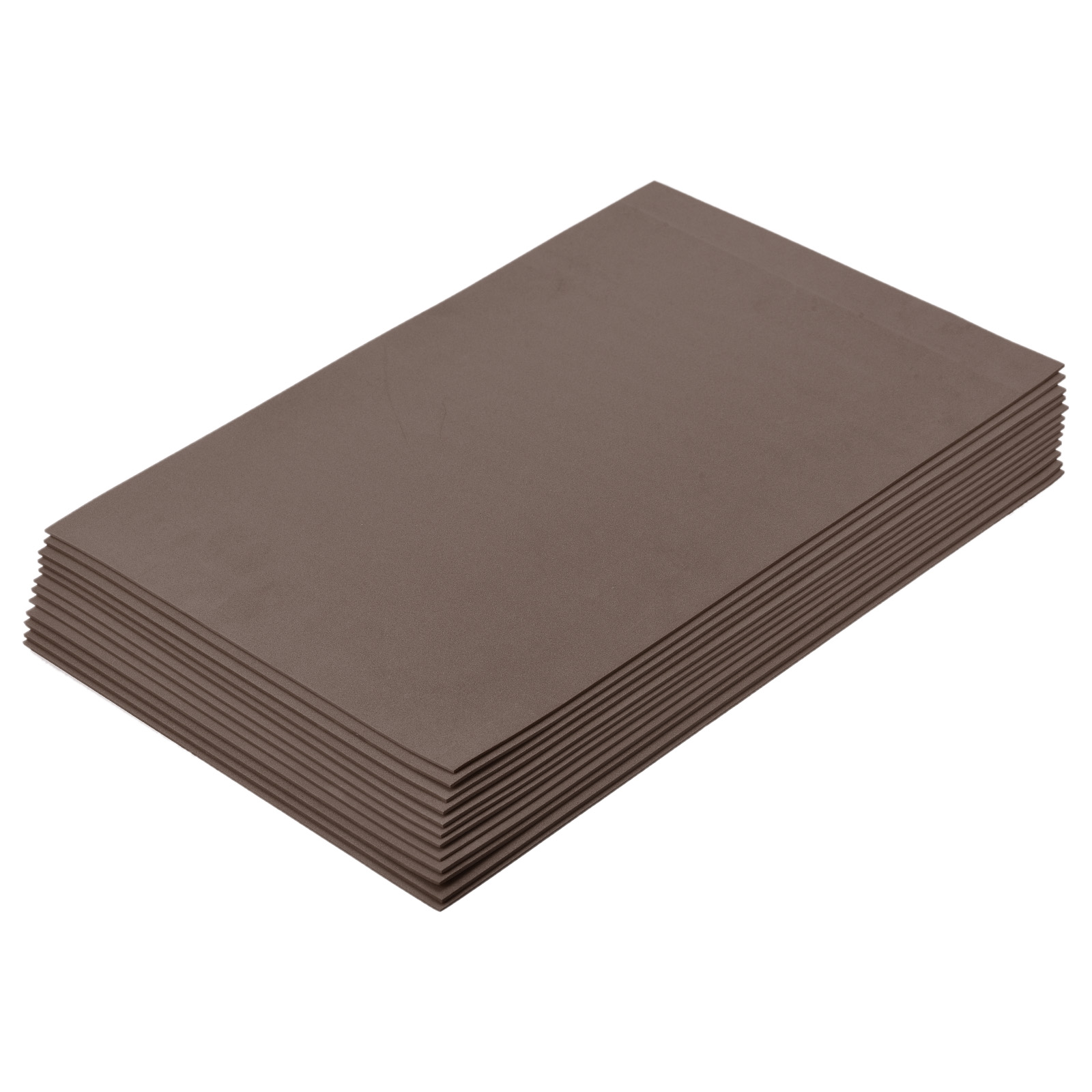 EVA Foam Sheets Brown 17.72 x 11.81 Inch 2mm Thickness for Crafts DIY, 12  Pcs