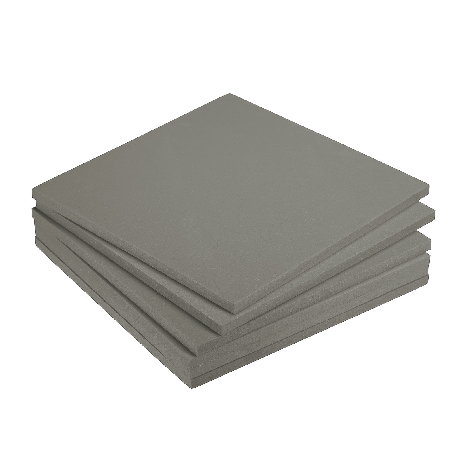 EVA Foam Sheets Light Grey 9.8 Inch x 9.8 Inch 10mm Thick Crafts Sheets 6Pcs
