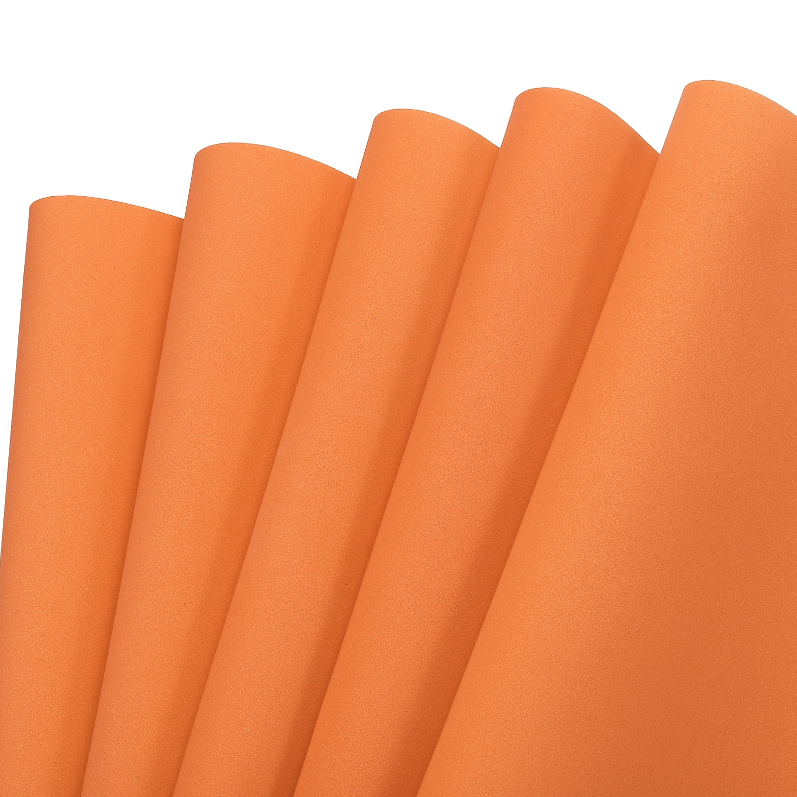 EVA Foam Sheets Orange 19.7 Inch x 35.4 Inch 1mm Thick Crafts Foam Pack of 5