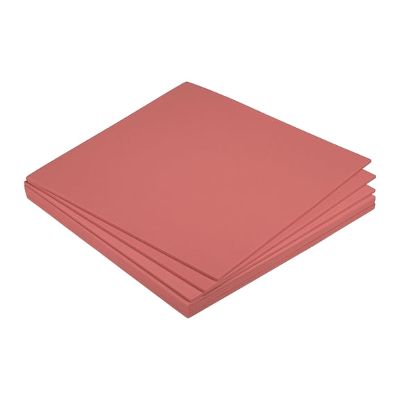 EVA Foam Sheets Red 9.8 Inch x 9.8 Inch 3mm Thick Crafts Foam Sheets Pack of 8