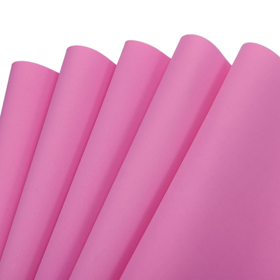 EVA Foam Sheets Rose Red 19.7 Inch x 19.3 Inch 1mm Thick Crafts Foam Pack of 5