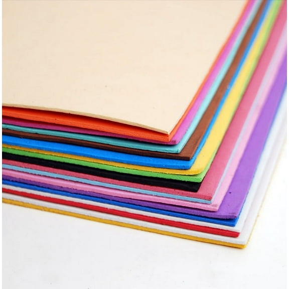 Craft And Party EVA Foam Sheets, Assorted Colors, EVA, Art & Craft Styrofoam, 10 Count