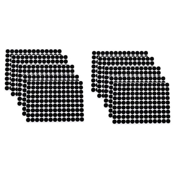 EVA Furniture -dix Sheet Non-Slip Multifunction Black Self Adhesive Table Sofa Feet Sticky Floor Mat