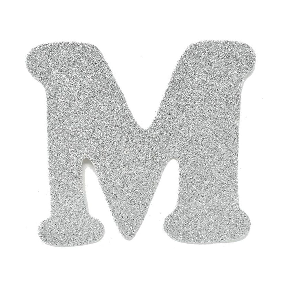 Glitter Alphabet Foam Letters, 1 x 0.75 Inches, 600 Count, Mardel