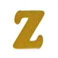 thumbnail image 1 of EVA Glitter Foam Letter Cut Out "Z", Gold, 4-1/2-Inch, 12-Count, 1 of 1