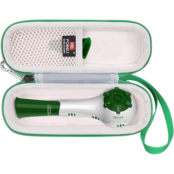 EVA Hard Carrying Case Compatible with The Breather/HETARU Natural Breathing Exercise Device, Hand-Held Inspiratory Expiratory Muscle Trainer (Blue, Case Only)