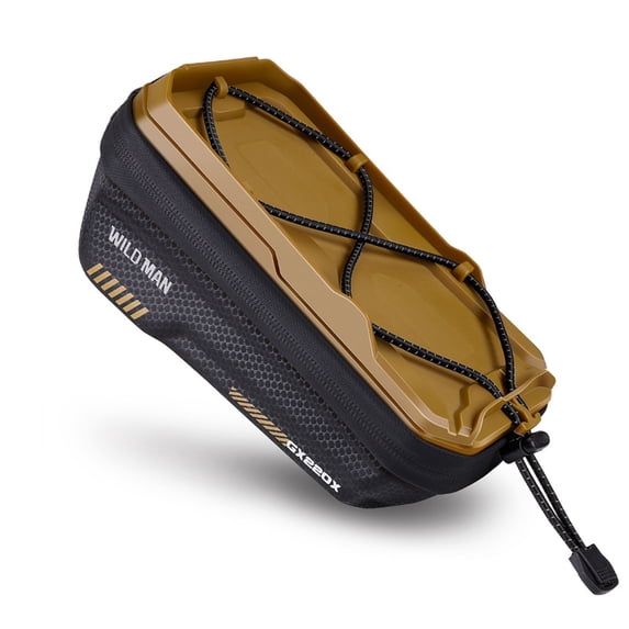 EVA Hard Shell Mountain Bike Bag Bicycle Front Beam Bag Suitable For 6.1-6.8 " Phones With Rain Cover Quick Release Reflective