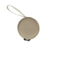 thumbnail image 1 of EVA Hard Shell Round Storage Case for Headphones, Earbuds, Coins, Small Electronics, Shockproof Travel Organizer with Zipper and Strap, 1 of 2