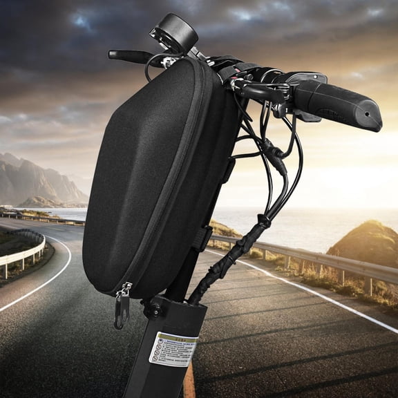 EVA Hard Shell Scooter Bag, Waterproof Front Storage for Phone, Charger Accessories