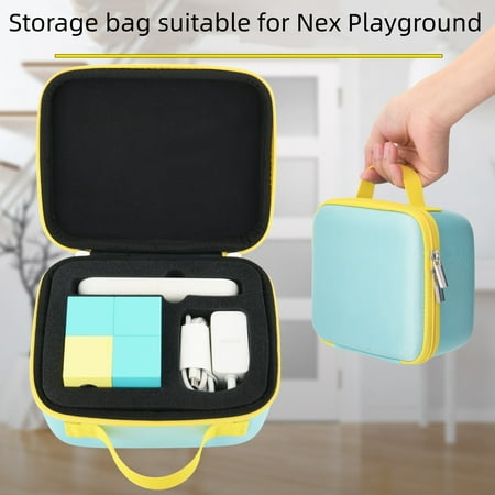 EVA Hard Shell Storage Bag for Nex Playground - Portable Dustproof Shockproof Case for Video Game System & Accessories