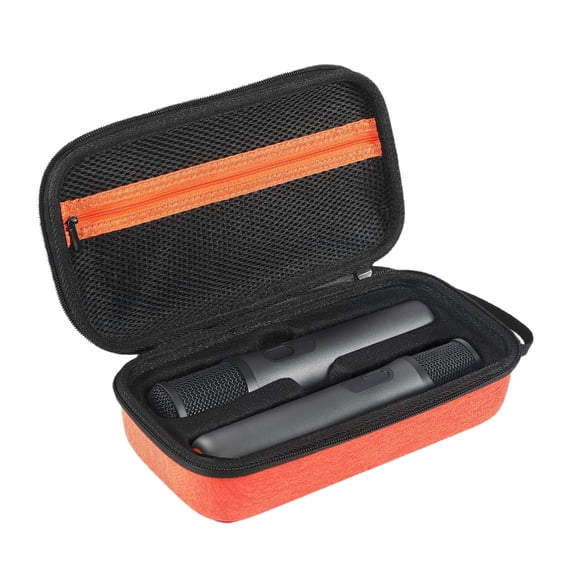 EVA Hard Shell Storage Case Wireless Microphone Splashproof Box Portable Double Mic Carrying Case