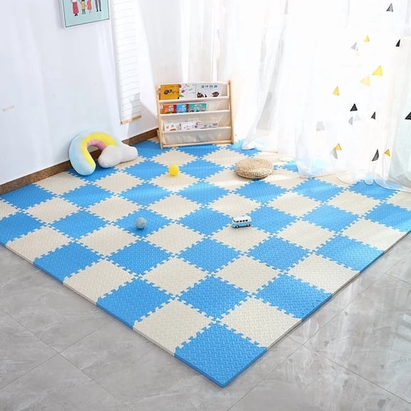 EVA Interlocking Foam Floor Tiles, Puzzle‑Style Non‑Slip Fitness Mat, Shock‑Absorbing Home Gym Foam Mats, Protective Floor Tiles for Workout & Kids Activity, 8‑16 Pcs Set