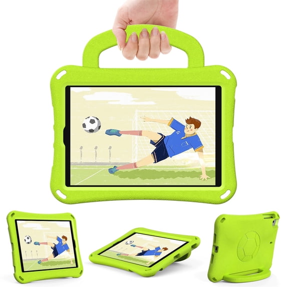 EVA Kids Case for iPad mini 1/2/3/4/5, Lightweight Convertible Handle Stand Child-Proof Shockproof Protective Rugged Case for iPad mini 1/2/3/4/5, Green