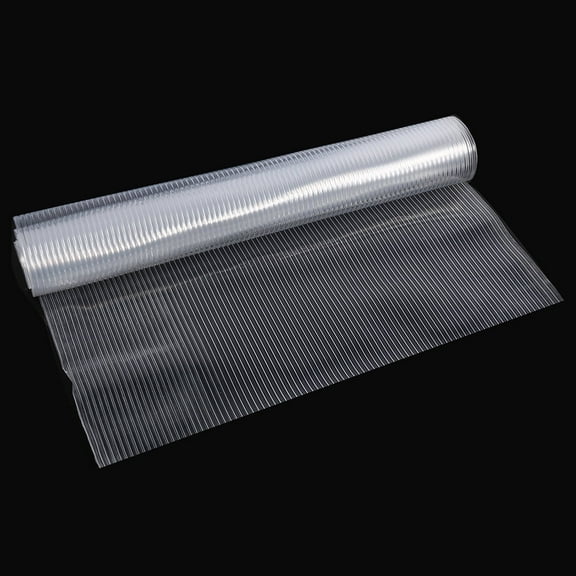 EVA Non-adhesive Transparent Cupboard Cabinet Shelf Drawer Liner Non-slip Table Cover Mat Wide range of applications Rib pattern 120 * 30