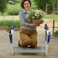 thumbnail image 1 of Heavy Duty Garden Kneeler Stool, Folding 2-in-1 Bench with Thick EVA Foam Pad for Gardening, 1 of 5