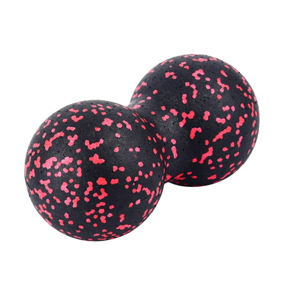 EVA Peanut Massage Ball Body Fascia Pain Relief Fitness Equipment (Red)