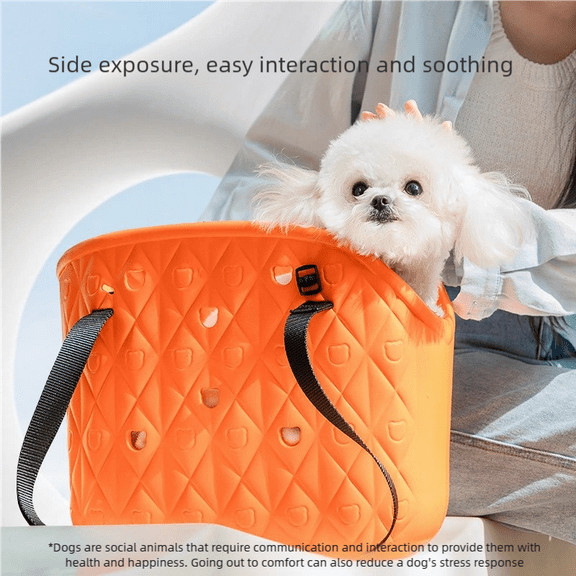 EVA Pet Travel Carrier for Small Dogs & Cats | Waterproof, Breathable, Lightweight (500g) | Portable Shoulder Bag for Outdoor/Travel – Fits Cats ≤9kg, Dogs ≤5kg