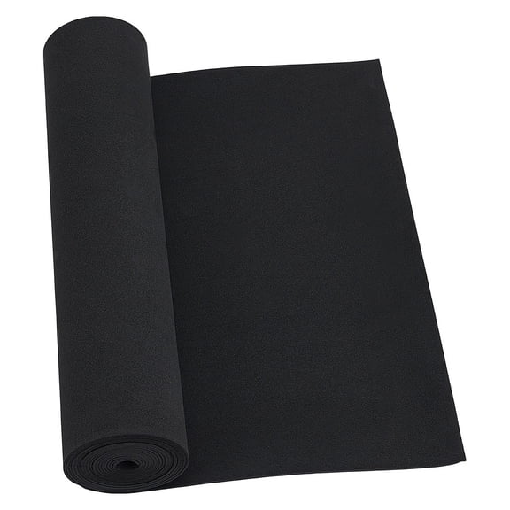 EVA Puffy Foam Roll Rectangle Black 3000x400x2mm 3m/roll.